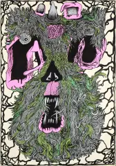 Igor Rudziński, bez tytułu (44), 2013, akryl, marker, płótno