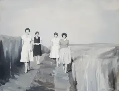 Dagna Krzystanek, Kobiety, 2011, olej, płótno