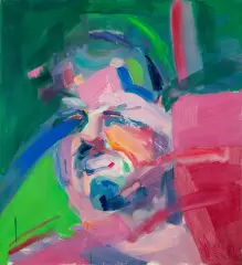 Rozlana Twarz by Adam Sikorski, 2008, olej, płótno, sold Feb 2014