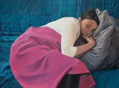 Longin Szmyd, Ola, 2013, olej, płótno