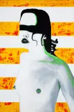 Maciej Zabawa, Zielone sutki, 2013, akryl, płótno
