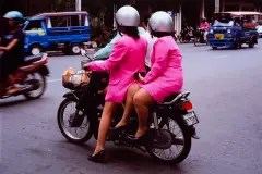 Maurycy Gomulicki, Pink Riders, 2002 - 2011, silver lambda, plexi, dibond