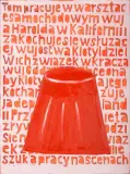 Jadwiga Sawicka, Spódnica, 1996, olej, płótno