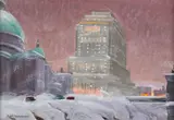 Rafał Malczewski, ZIMA W MIEŚCIE (PLAC DOMINION W MONTREALU)
