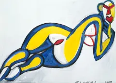 Andrzej Folfas, Akt, 2003, olej, płótno