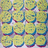 Agnieszka Kieliszczyk, Zaburzenia wzroku cmyk, 2008, akryl, płótno