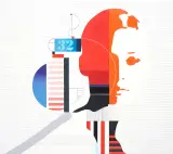 Andrzej Roszczak, Woman in Composition, 2006, olej, płótno