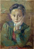 Maurycy (Maurice) Mędrzycki, PIERRE TARCALI, 1946, olej, tektura