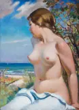 Stanisław Żurawski, Akt na plaży