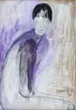 Joanna Sarapata, Akt, 1998, pastel, papier