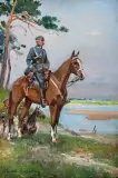 Wojciech Kossak, MARSZAŁEK JÓZEF PIŁSUDSKI NA KASZTANCE