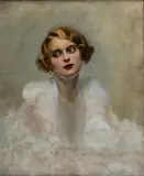 Michał Czepita, PORTRET JANINY Z SZELĄGOWSKICH RYŚ, 1931, olej, płótno