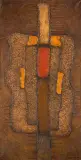 Jan Lebensztejn, FIGURA XX, 1959, olej, płótno