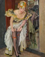 Vladimir Naïditch, MODELKA, olej, płótno