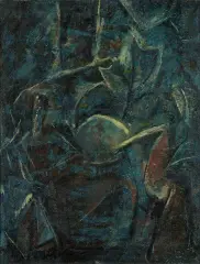 Jerzy Zaruba, WARSZAWSKA KAWIARENKA, 1920, olej, płótno