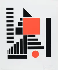 Henryk Berlewi, MECHANOFAKTURA, 1924/1961, litografia barwna, papier