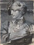 PORTRET KOBIETY by Jacek Malczewski, 1913, olej, płótno, sold Mar 2017