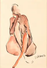 Joanna Sarapata, AKT, akwarela, papier