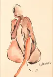 Joanna Sarapata, AKT, akwarela, papier