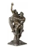 Cyprian Godebski, GENIUSZ I SIŁA BRUTALNA, 1888, brąz patynowany