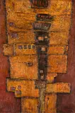 Aleksander Kobzdej, ARCHAICZNY, 1958, olej, płótno