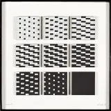 SERIA 15 by Ryszard Winiarski, 1976, relief: akryl, drewno, płyta, sold May 2017