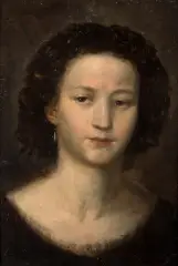 Aleksander Kotsis, PORTRET MŁODEJ DAMY, 1870, olej, płótno