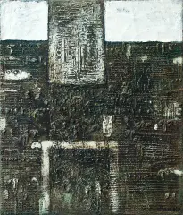 EKRAN by Jan Tarasin, 1963-1965, olej, płótno, sold Oct 2017