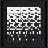 CHANCE IN GAME by Ryszard Winiarski, 1985, akryl, płyta, sold Oct 2017