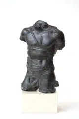 Le Grepol by Igor Mitoraj, 1978, brąz patynowany, podstawa kamienna, sold Oct 2017