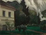 Ferdynand Ruszczyc, GNIAZDO, 1908, olej, płótno
