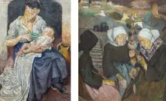 Mela Muter, BRETONKI / MACIERZYŃSTWO, 1907, olej, płótno