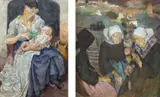 Mela Muter, BRETONKI / MACIERZYŃSTWO, 1907, olej, płótno