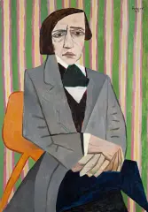 Wojciech Fangor, CHOPIN, 1949, olej, płótno