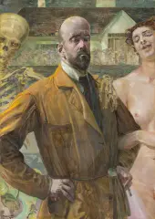 Jacek Malczewski, AUTOPORTRET – ŻYCIE I ŚMIERĆ, 1916, olej, płótno
