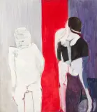 Teresa Pągowska, CZWARTY, 1967, olej, płótno