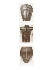 Magdalena Abakanowicz, Katarsis, 1985, (teka 3 grafik w oryginalnej obwolucie Fattoria di Celle, Edizioni della Bezuga Firenze) miękki werniks, papier