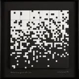 CHANCE II IN GAME FOR ONE by Ryszard Winiarski, 1984, akryl, płyta, sold Mar 2018