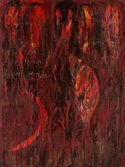 Bogdan Korczowski, ROUGE, 1997, olej, płótno