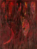 Bogdan Korczowski, ROUGE, 1997, olej, płótno