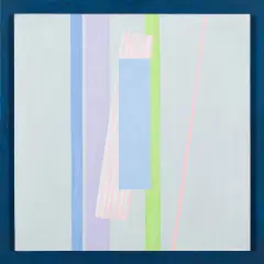 KOMPOZYCJA by Henryk Stażewski, 1977, akryl, płyta, sold May 2018