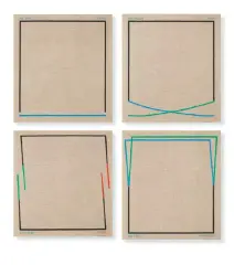 Andrzej Dłużniewski, Z CYKLU- CZTERY ŻYWIOŁY, 1986, akryl, szablon, płótno