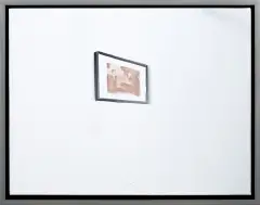 Rafał Bujnowski, Bez tytułu, z serii Ściany i obrazy, 2004, olej, płótno