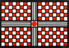 Henryk Berlewi, Mechanofaktura, ok. 1960, olej, płótno