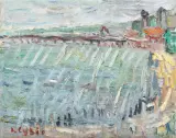 Jan Cybis, Sopot, ok. 1956, olej, płótno