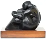 Katarzyna Kobro, Akt kobiecy – Siedząca, 1925–27, brąz patynowany