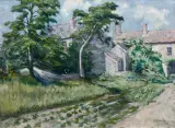 Leon Hirszenberg, Ferma bretońska, ok. 1912, olej, płótno