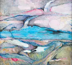 Poświata by Erna Rosenstein, 1968, olej, płótno, sold Dec 2018
