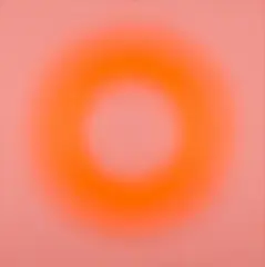 Wojciech Fangor, M30, 1971, olej, płótno