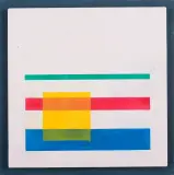 Henryk Stażewski, Relief nr 104, 1979, akryl, płyta